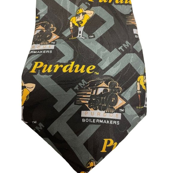 Men's Tie Merge Left Purdue Boiler Makers - Picture 2 of 3